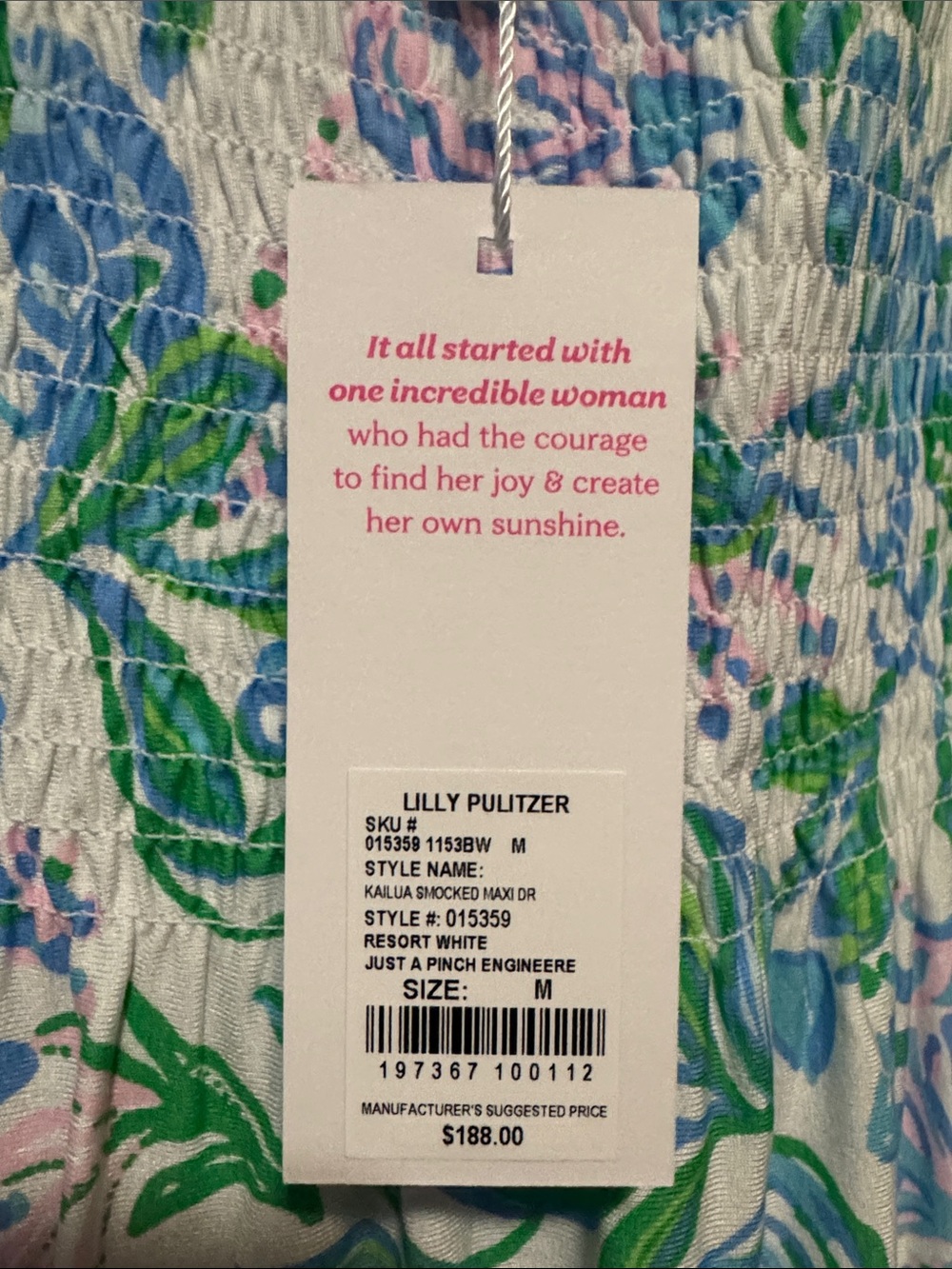 Lilly Pulitzer Kailua Smocked Maxi dress - Picture 2 of 5